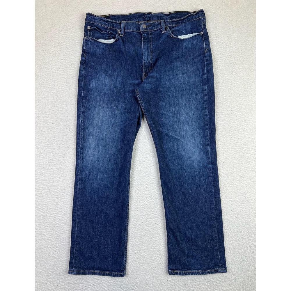 Levi's Jeans Mens 38x30 Blue 514 Straight Leg Stretch‎ Denim Zip Fly 5 Pocket